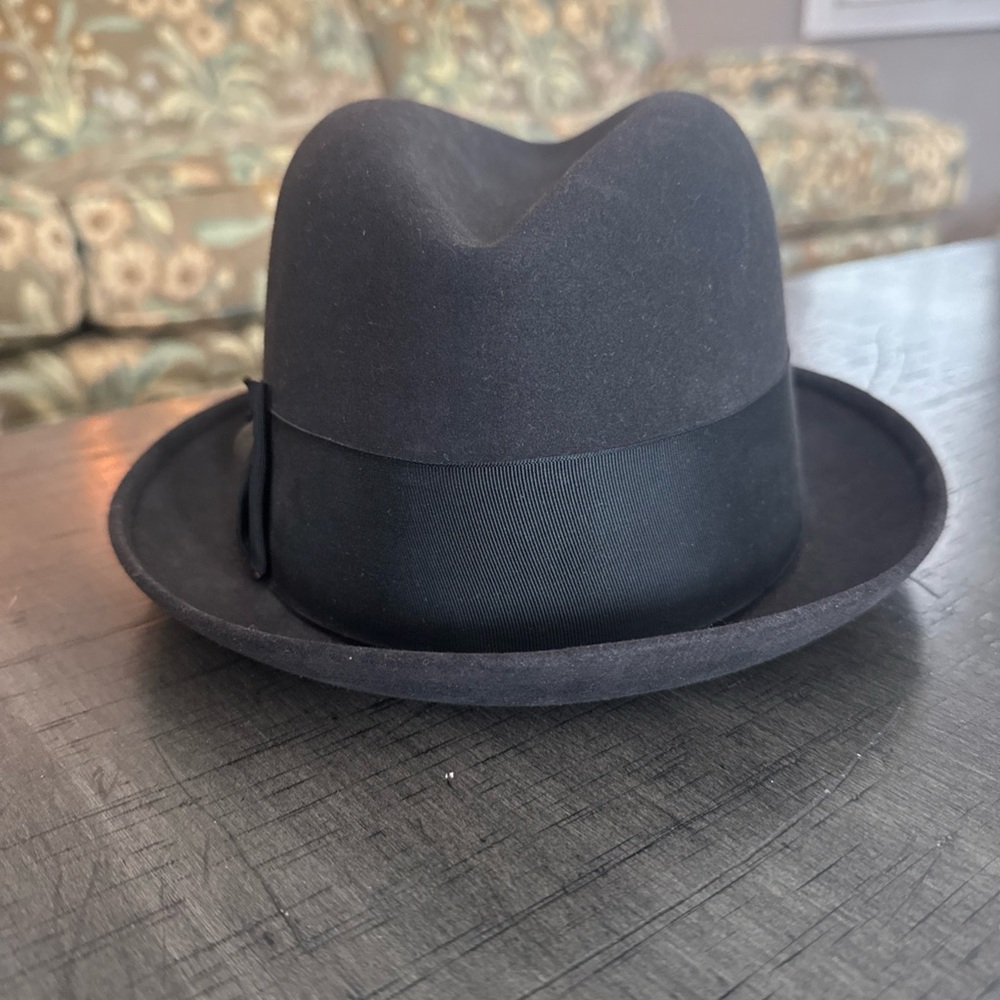 Vintage Knox NY Benson & Rixon Co. Felt Sz 7 1/4 Fedora Stadium Club